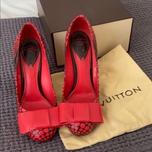 Louis Vuitton Yayoi Kusama Dot Pumps Sz37 Limited